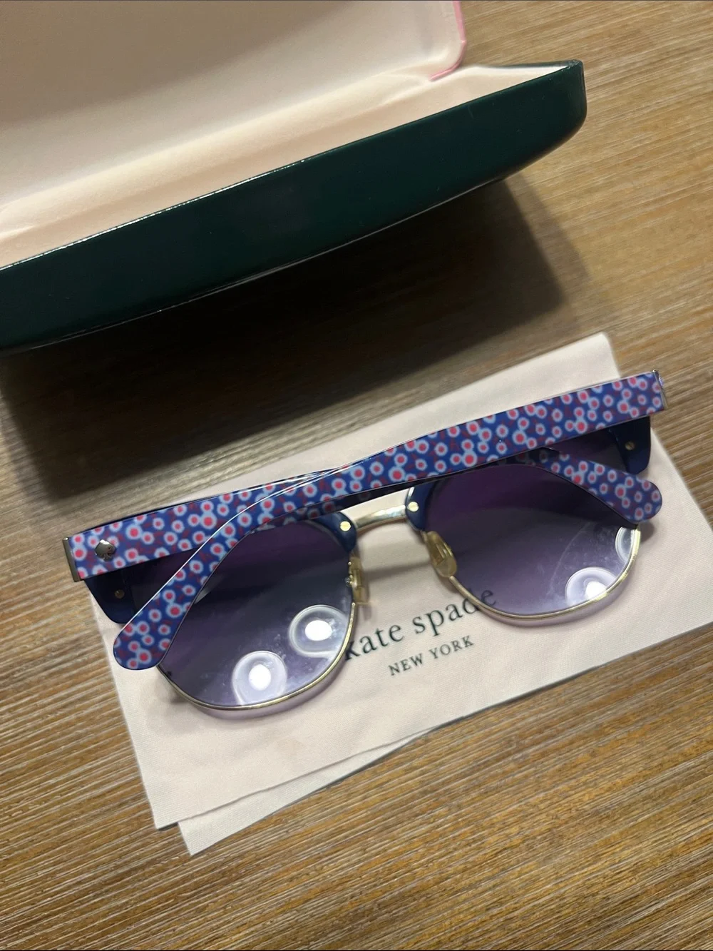 kate spade floral cat-eye sunglasses